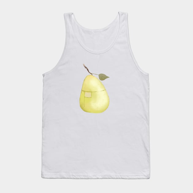 Cute Pear Tank Top by PeachAndPatches